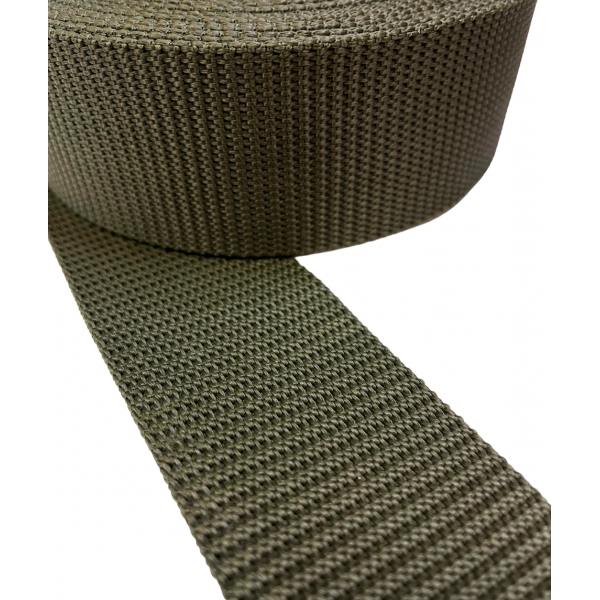 Belt Strap Hard Synthetic Khaki Color Width 57 mm Thickness 2.5 mm